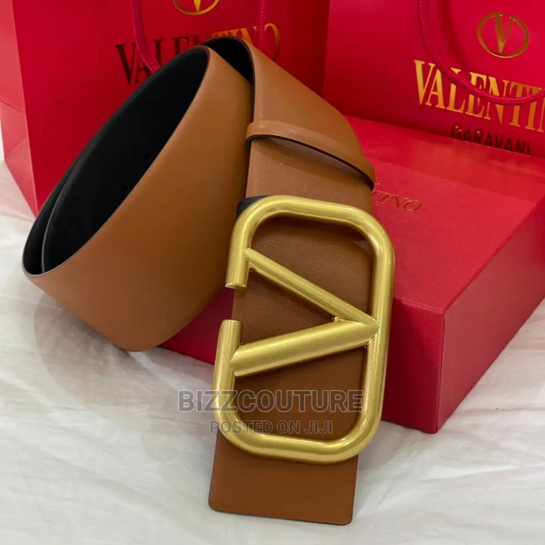 High Quality VALENTINO Leather Belts Available in Store
