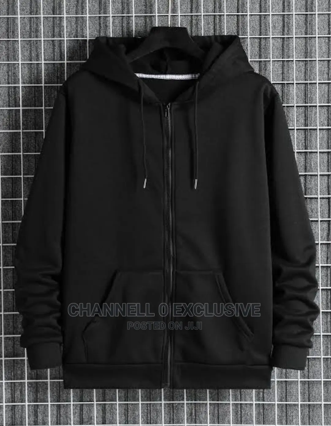 Original Plain Black Hoodie