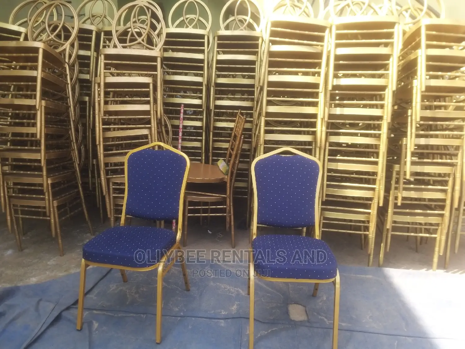 Banquet Chairs(Blue/Red) Available for Rent