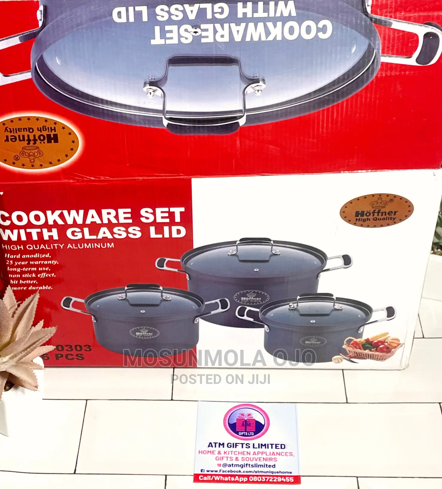 3pcs Super Quality Aluminum Pot(30,28,26cm)
