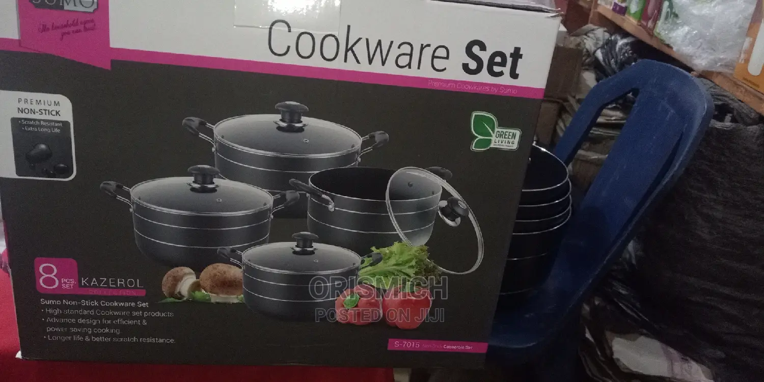 8pcs Non Stick Pot