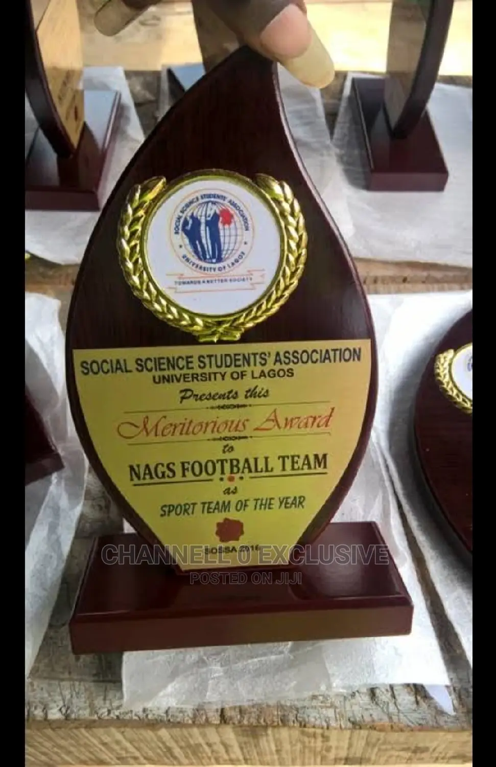 Original Metal Award Plaque