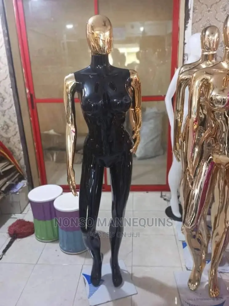Size 12 Black And Rose Gold Faceless Mannequin