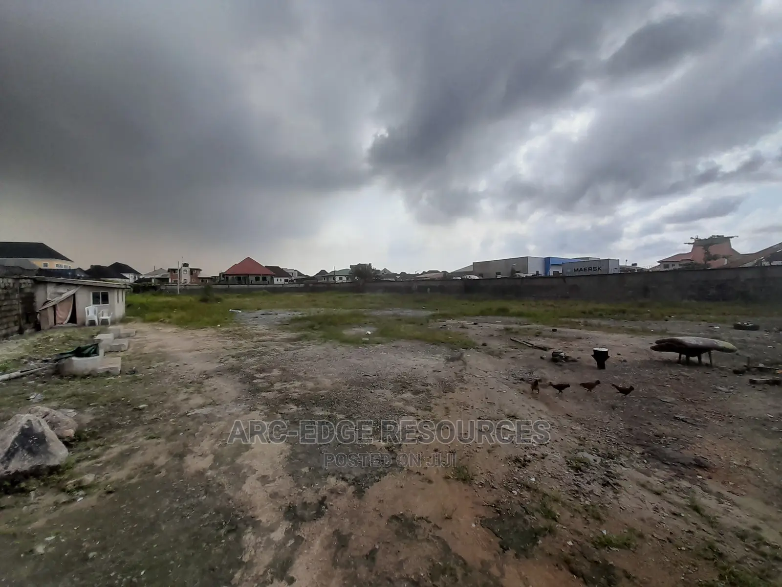 For Sale; Dry 4plot of Commercial Land Directly on Ago Palace Way