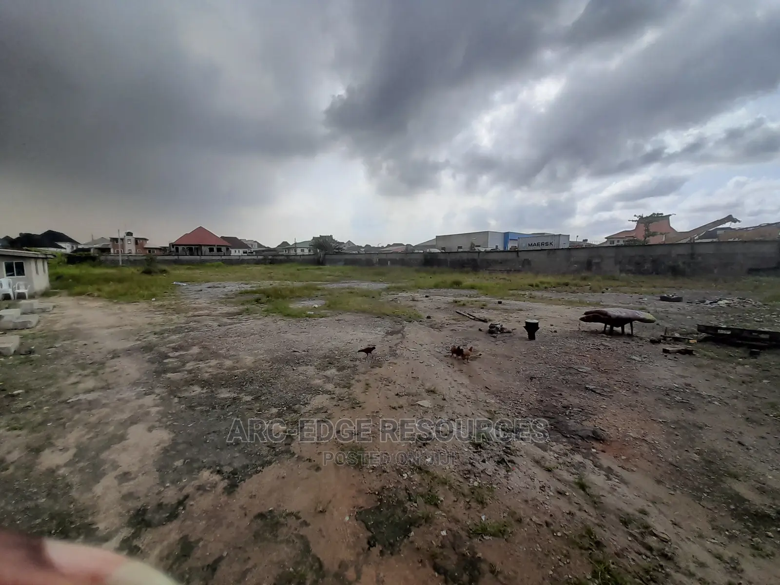 For Sale; Dry 4plot of Commercial Land Directly on Ago Palace Way