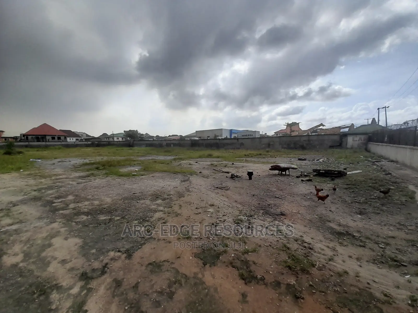 For Sale; Dry 4plot of Commercial Land Directly on Ago Palace Way