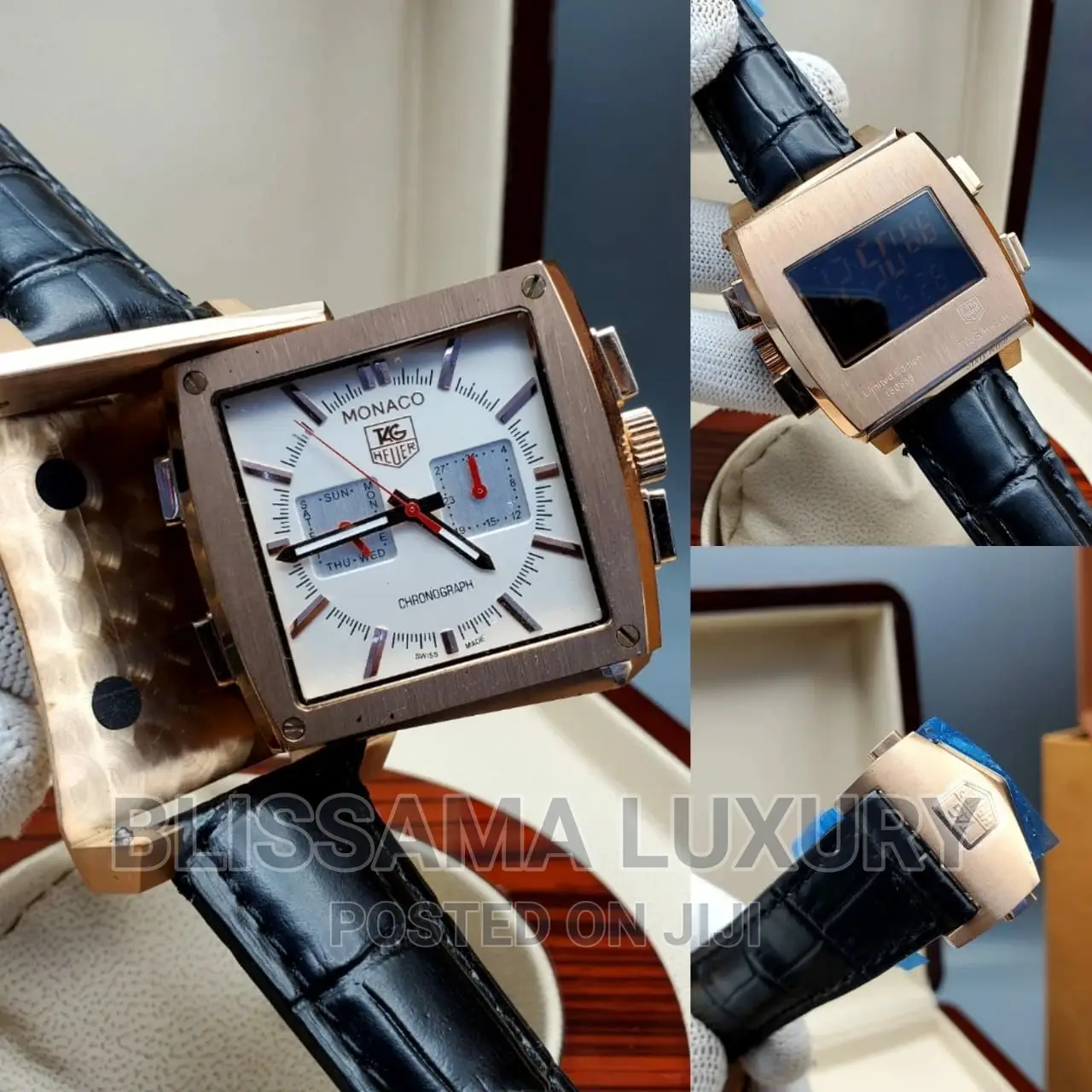 Monaco Tag Heuer Two Faced Wristwatch