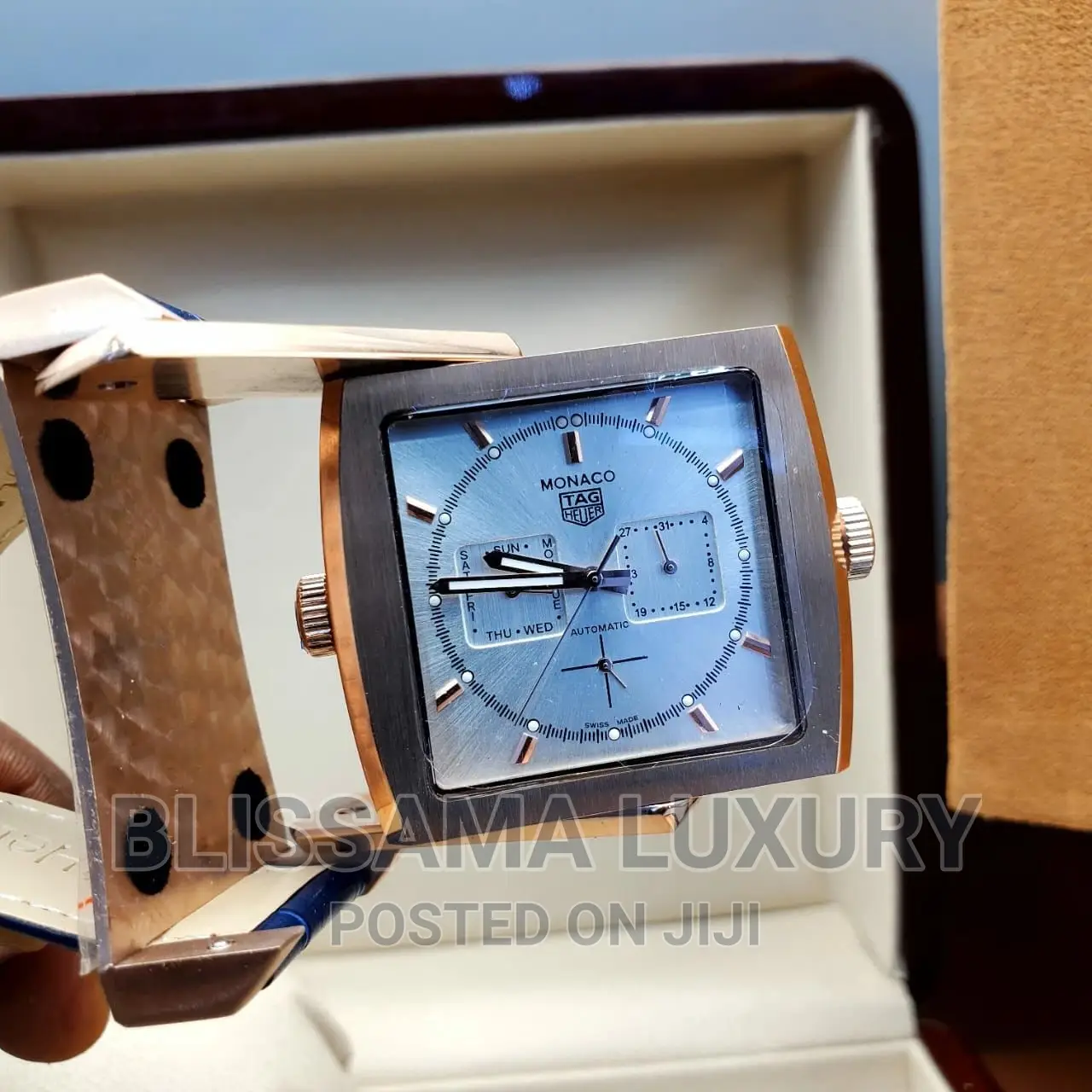Monaco Tag Heuer Two Faced Wristwatch