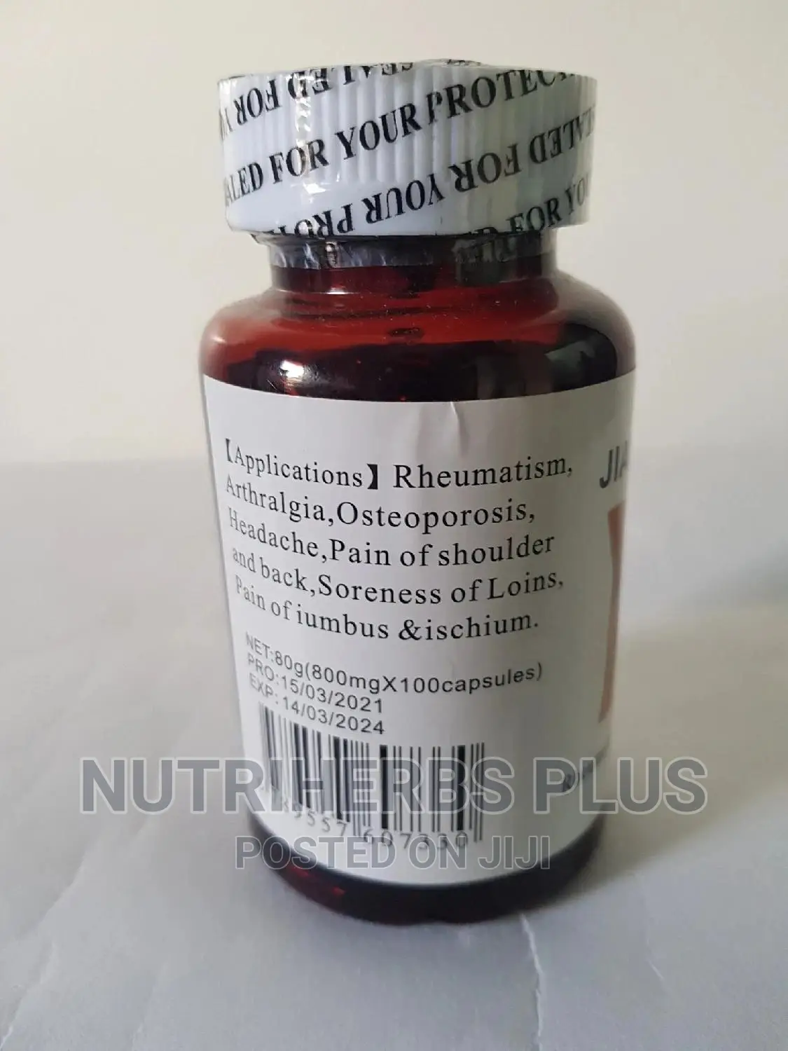 Jiangang Capsules for Rheumatism and Arthritis, Osteoporosis
