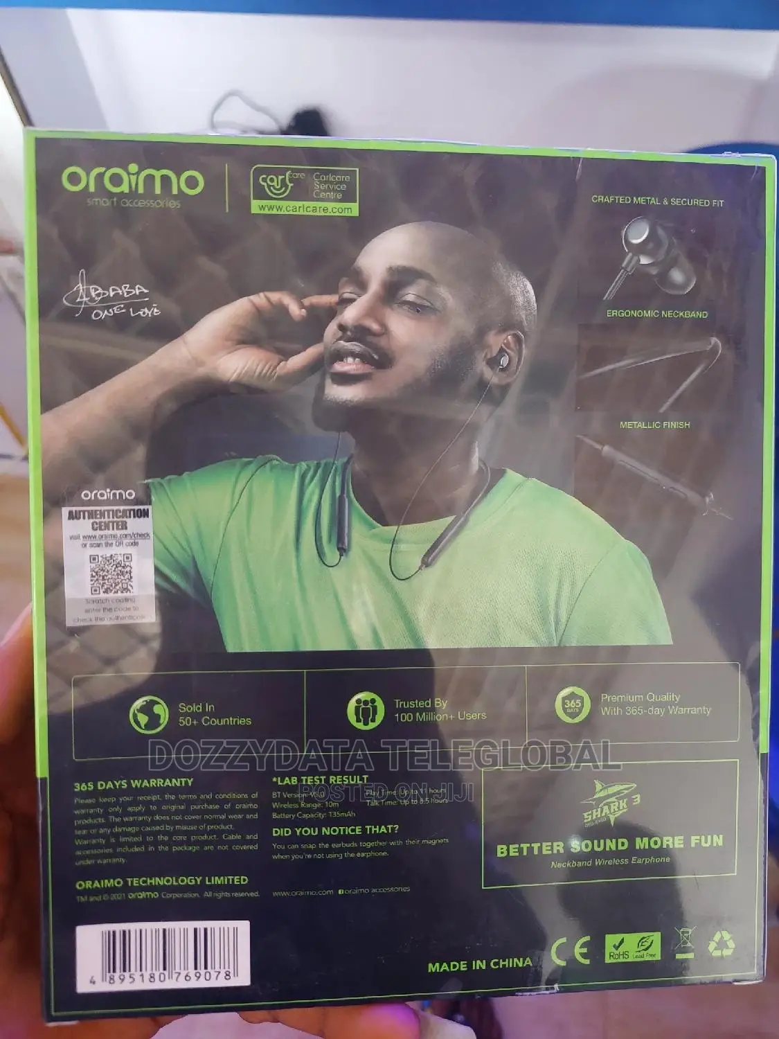 Oraimo (Shark 3 Oeb-E94d) Neckband