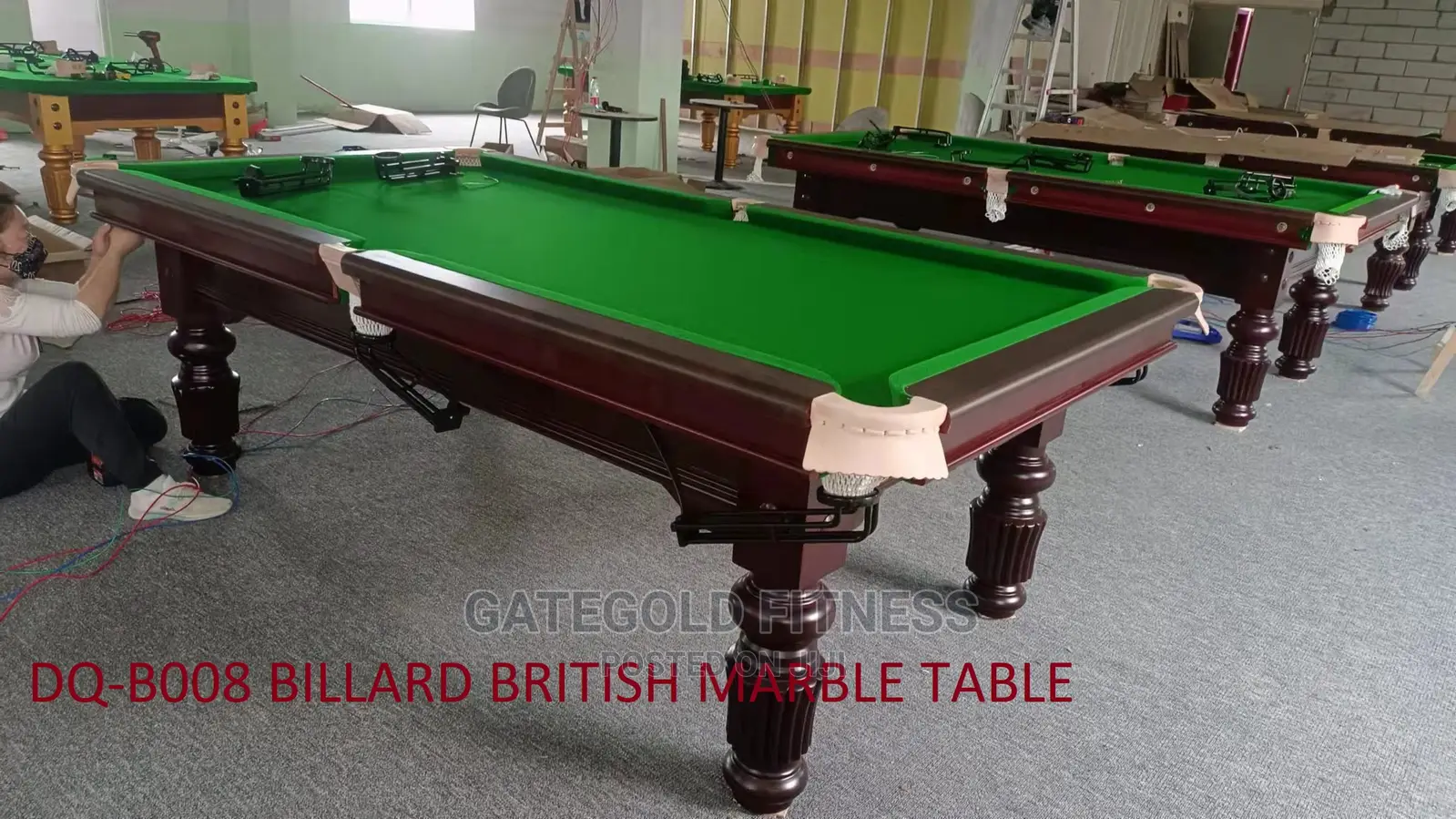 Dq-b008 8ft Marble British Billiard Table
