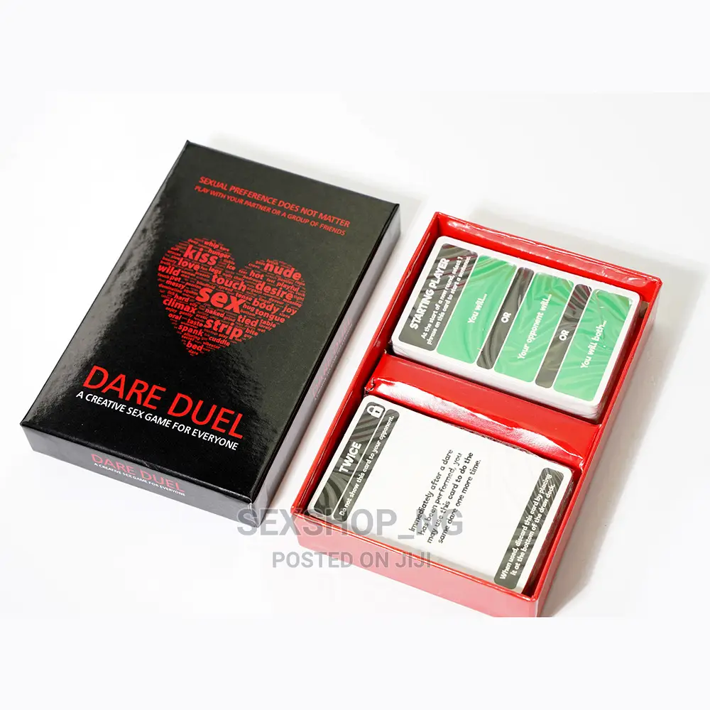Couples Friends Adult Get Together Dare Game Card