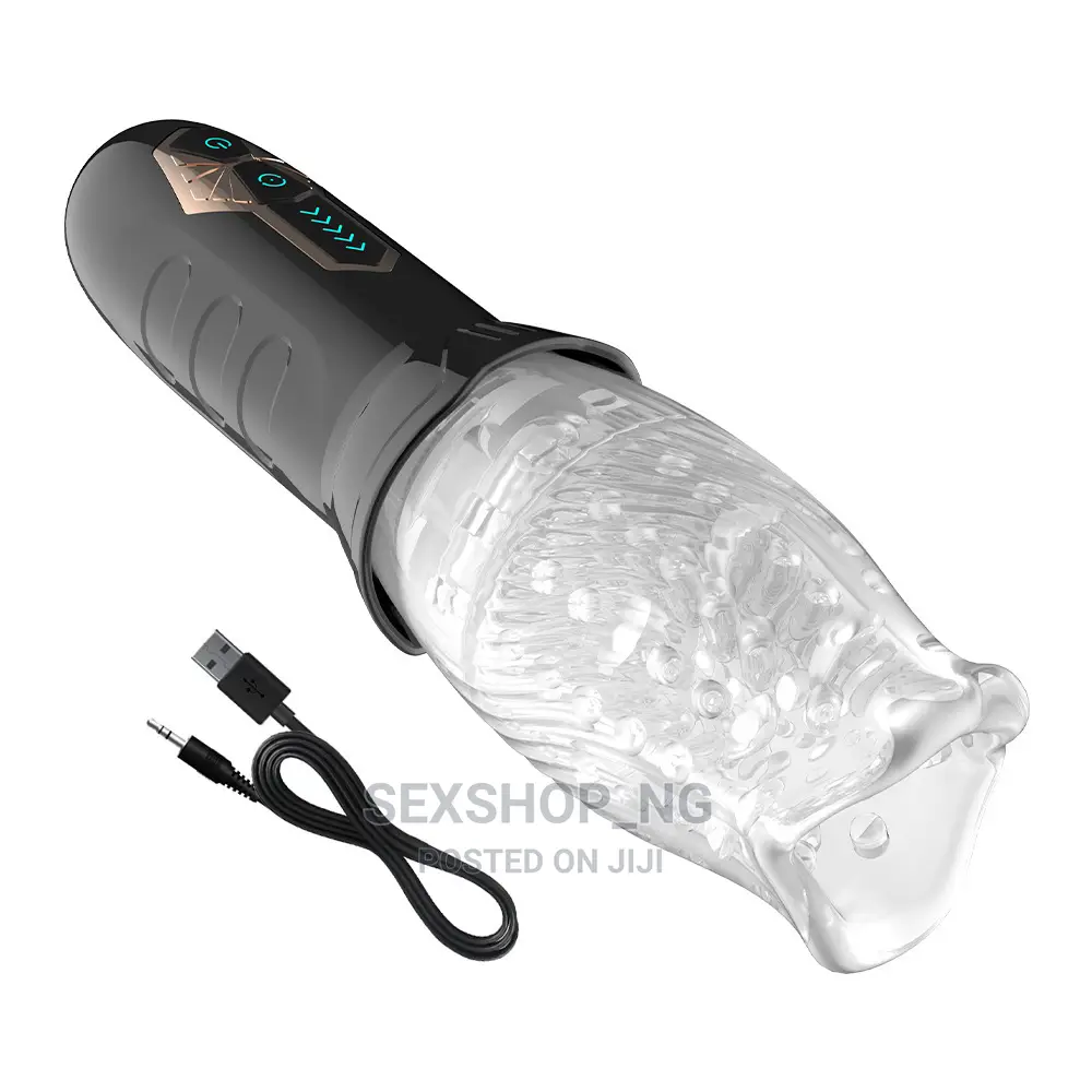 Rotating Vibrating Recharge Male Masturbator Orgasm Machine