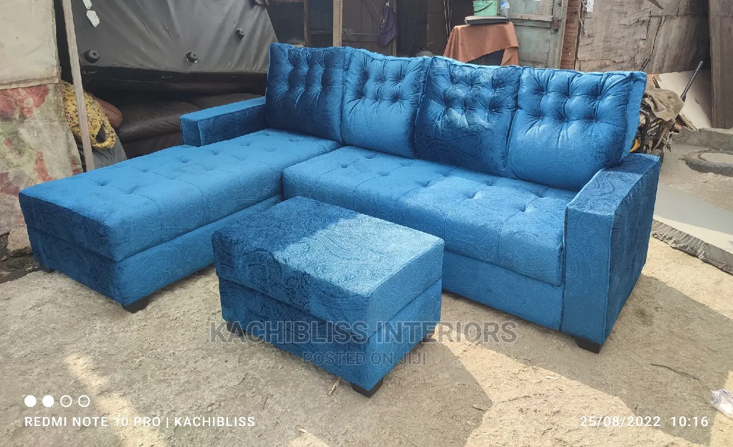 L-Shape Sofa Ottoman