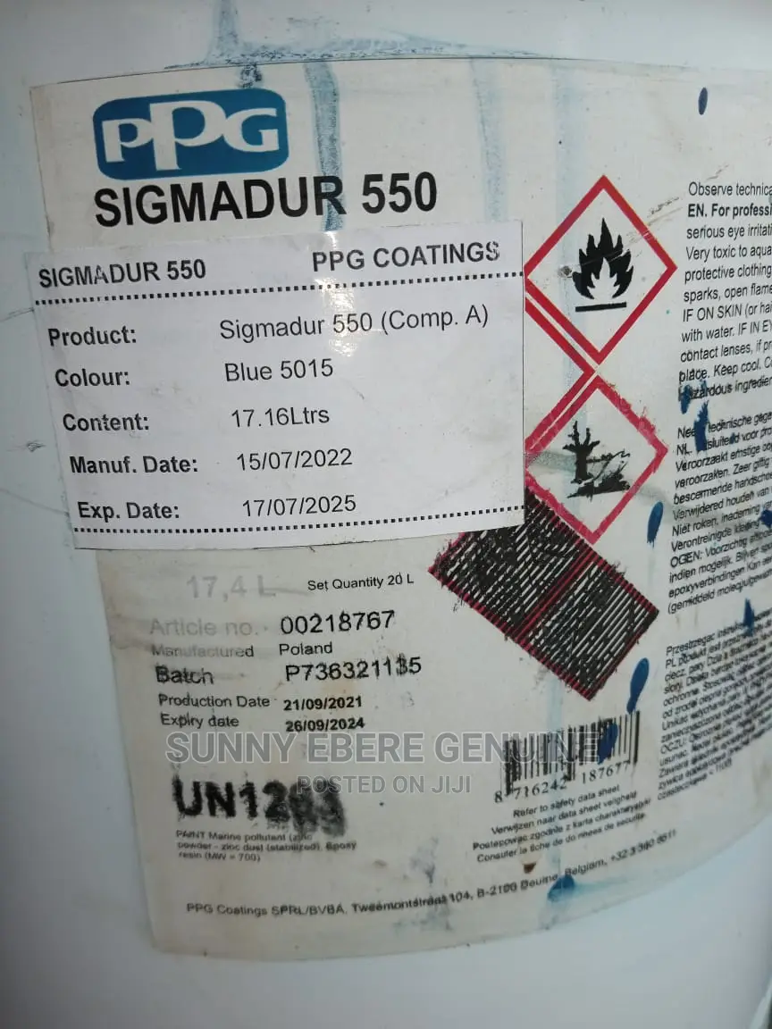 Anti Rust Marine Paint Epoxy Paint 20L
