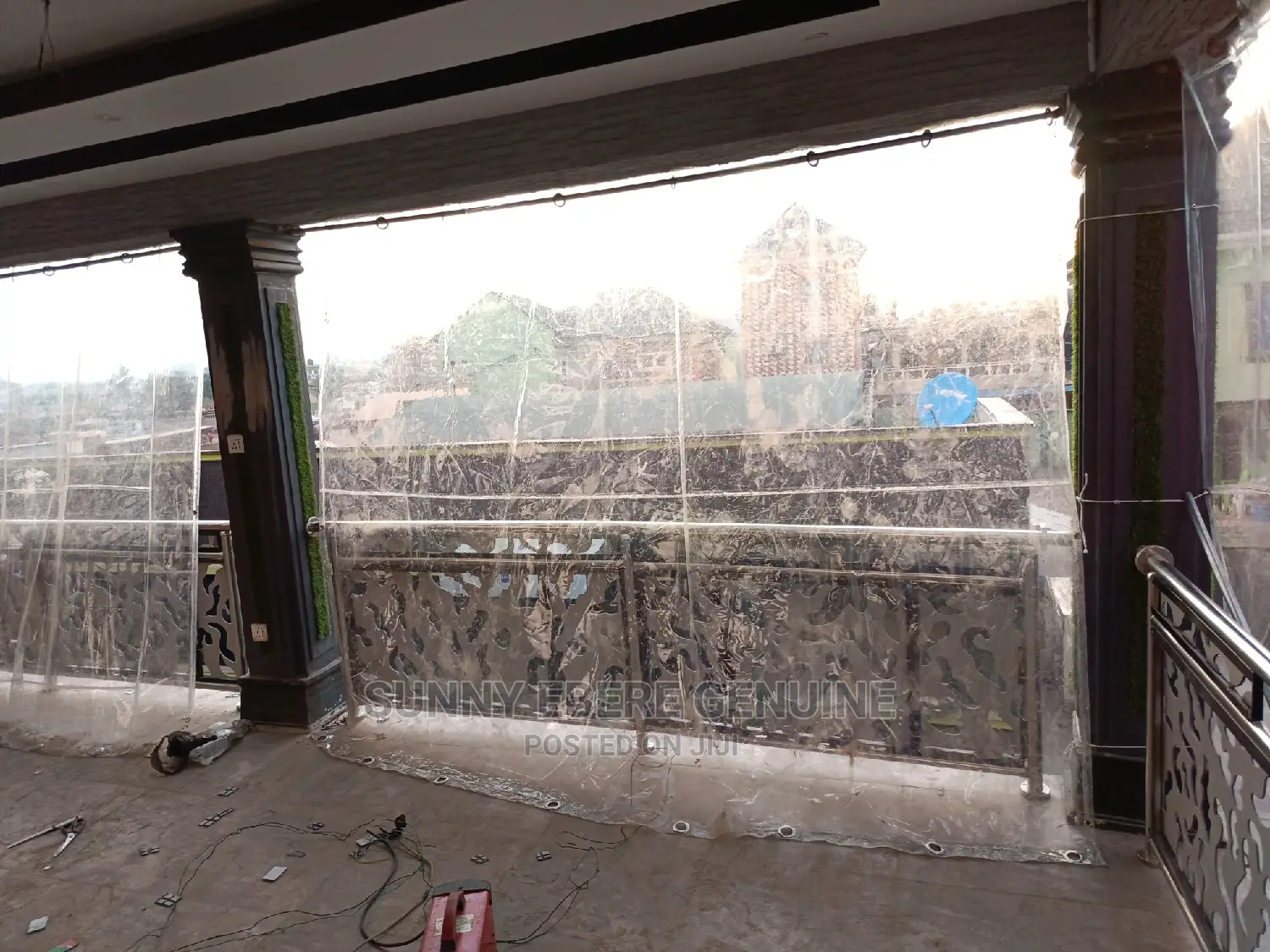 PVC Cover for Balcony - Home Garden