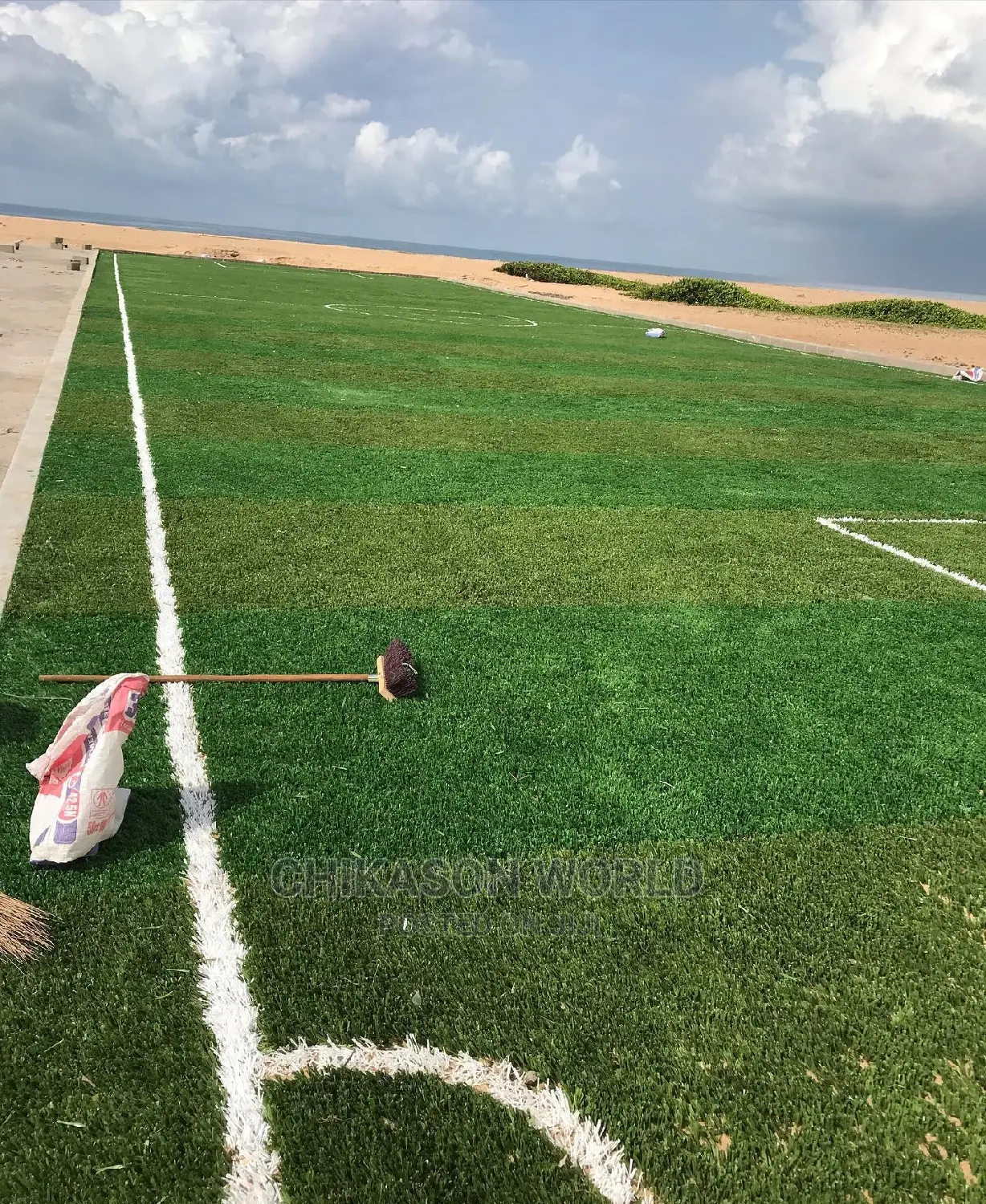 50MM Artificial Football  Grass