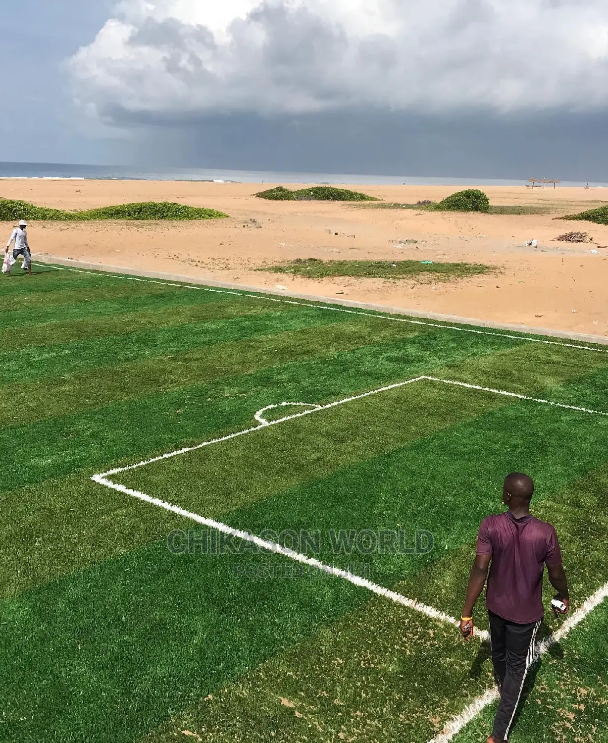 50MM Artificial Football  Grass