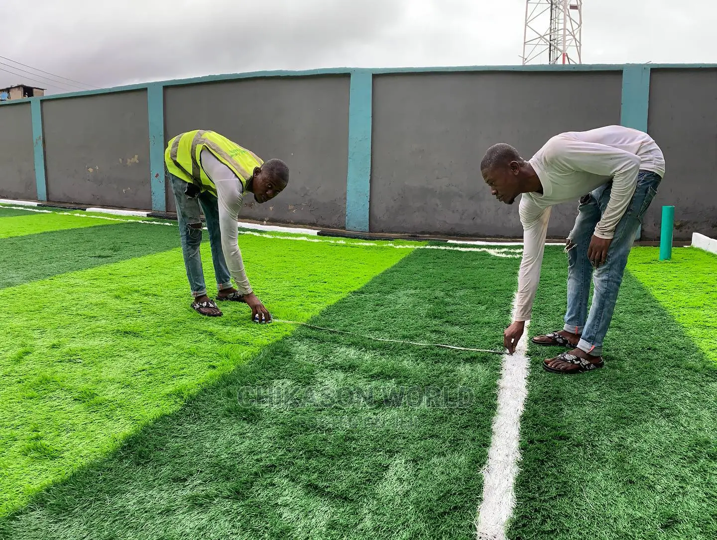 50MM Artificial Football  Grass
