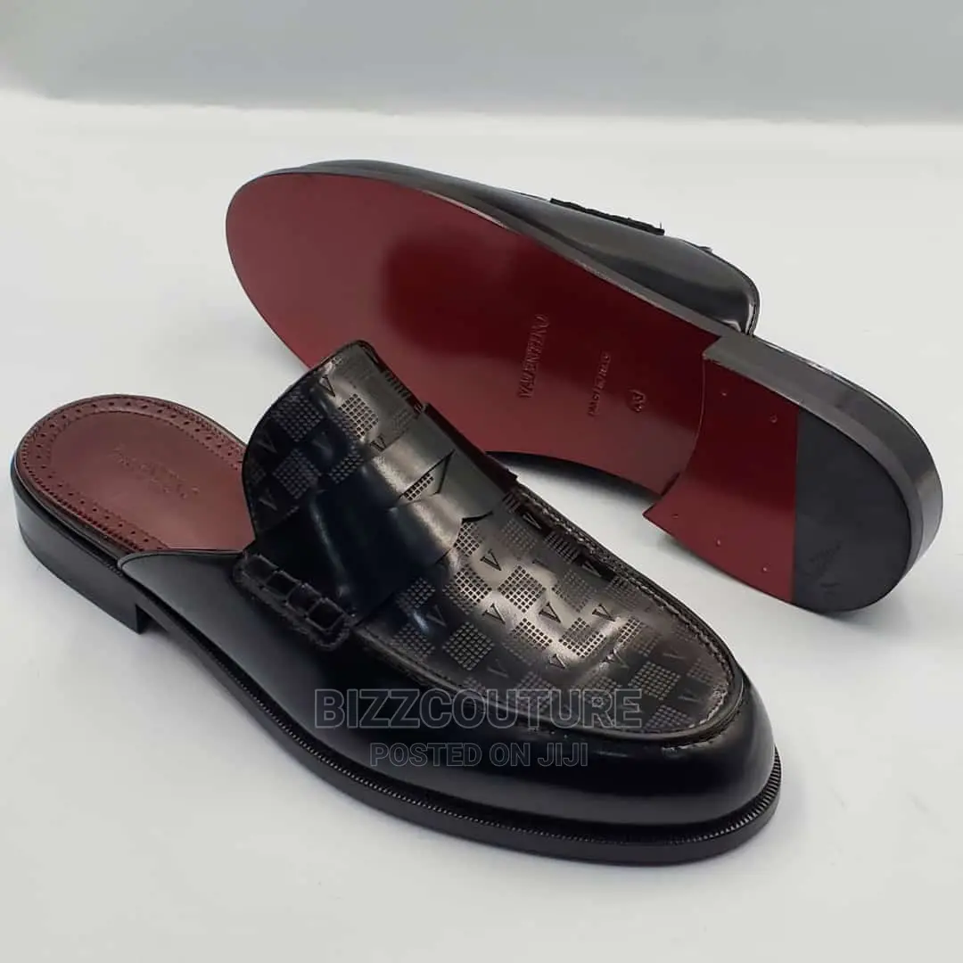 High Quality Italian VALENTINO Half Shoes Available in Store