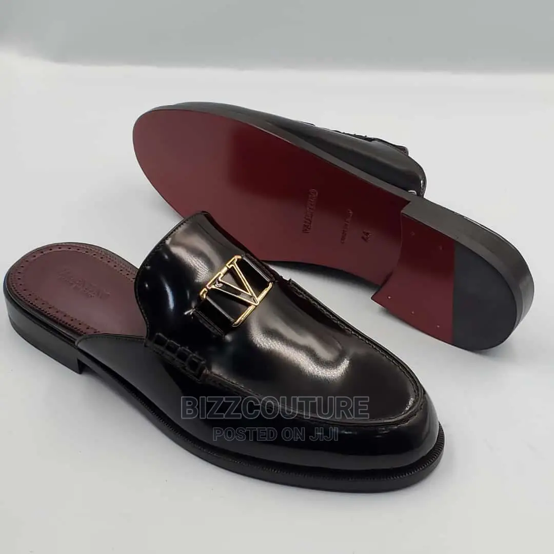High Quality Italian VALENTINO Half Shoes Available in Store