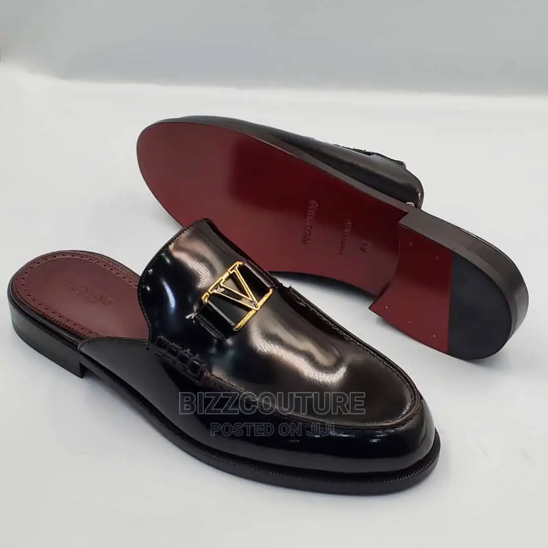High Quality Italian VALENTINO Half Shoes Available in Store