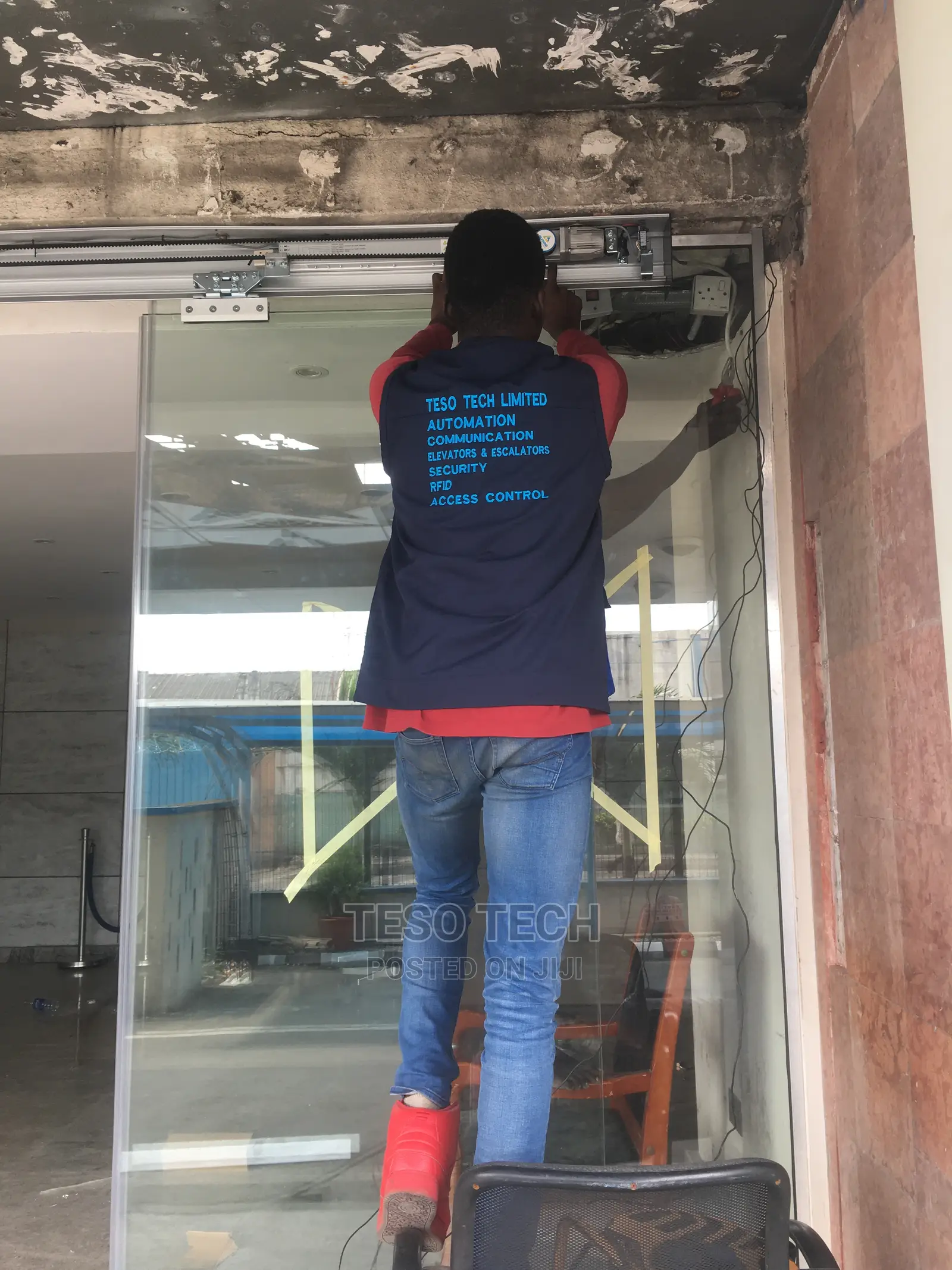 Installation of Automation Sliding Door