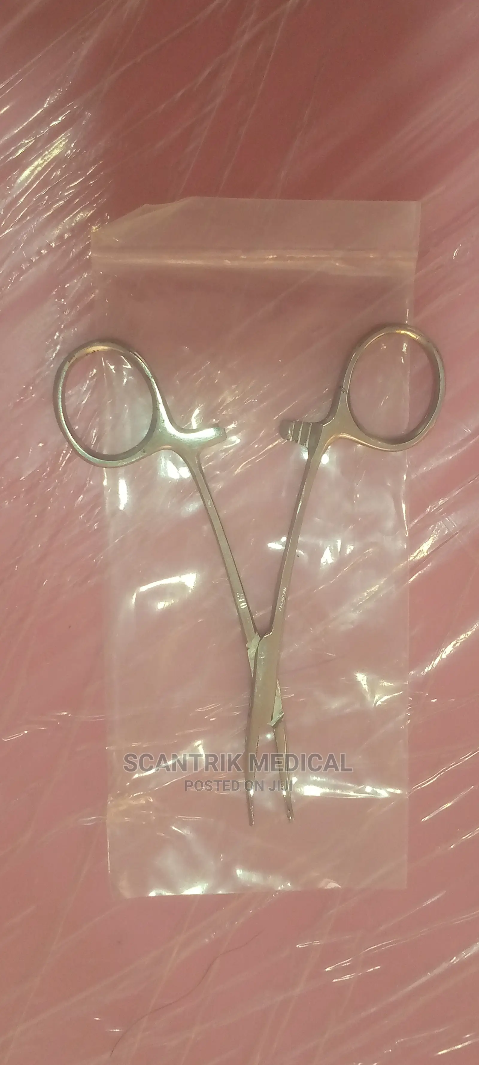 Medical Mosquito Hemostat Curved