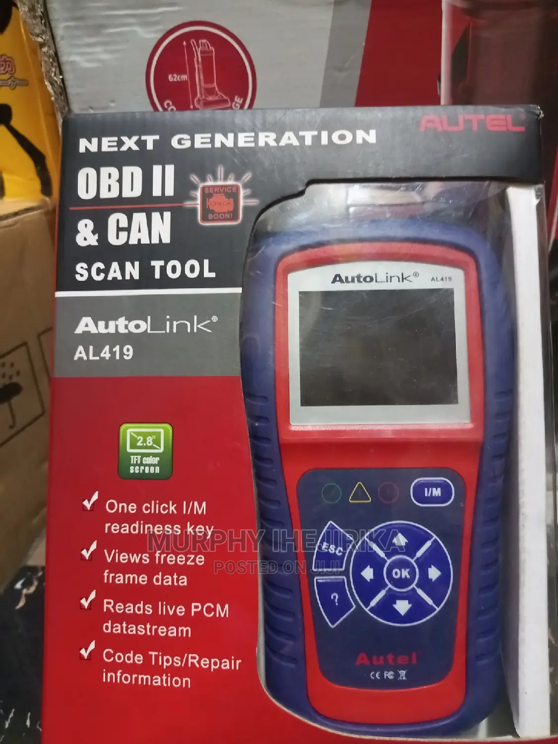 OBD II CAN Tool Autolink Al419 Car Scanner