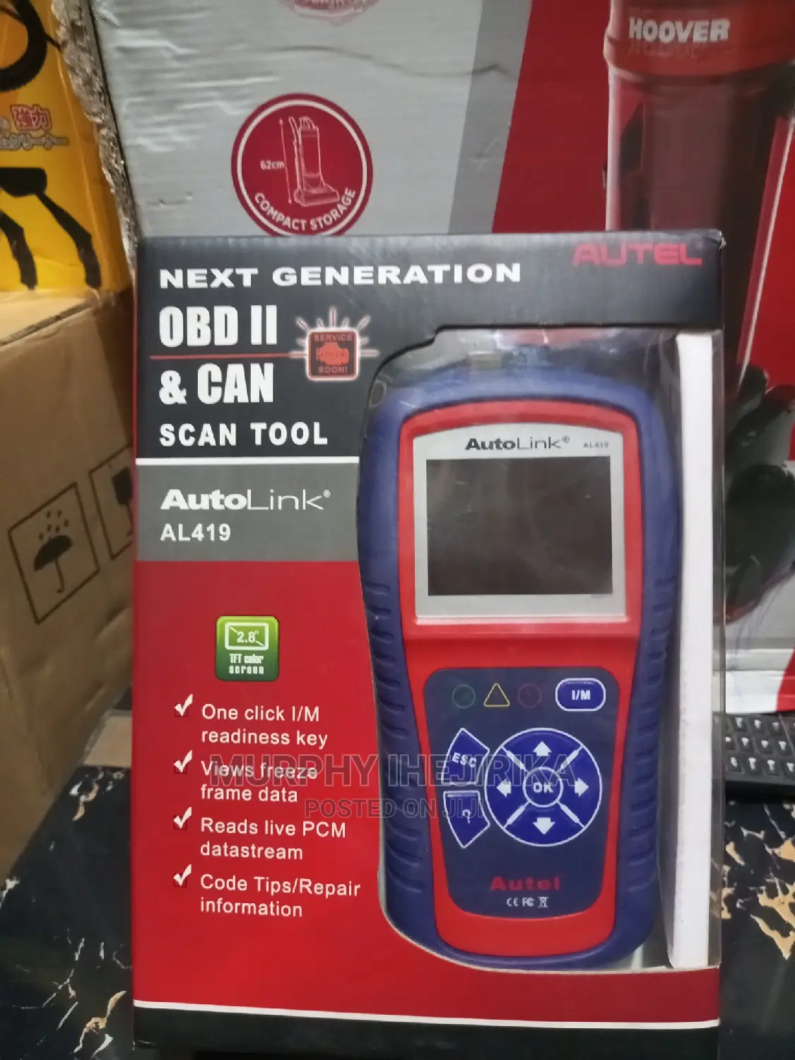 OBD II CAN Tool Autolink Al419 Car Scanner