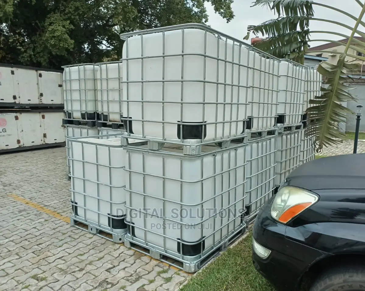 White Ibc Tank 1000 Litres For Storage N Fish Bond