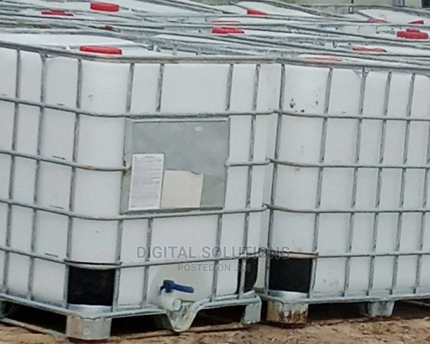 White Ibc Tank 1000 Litres For Storage N Fish Bond