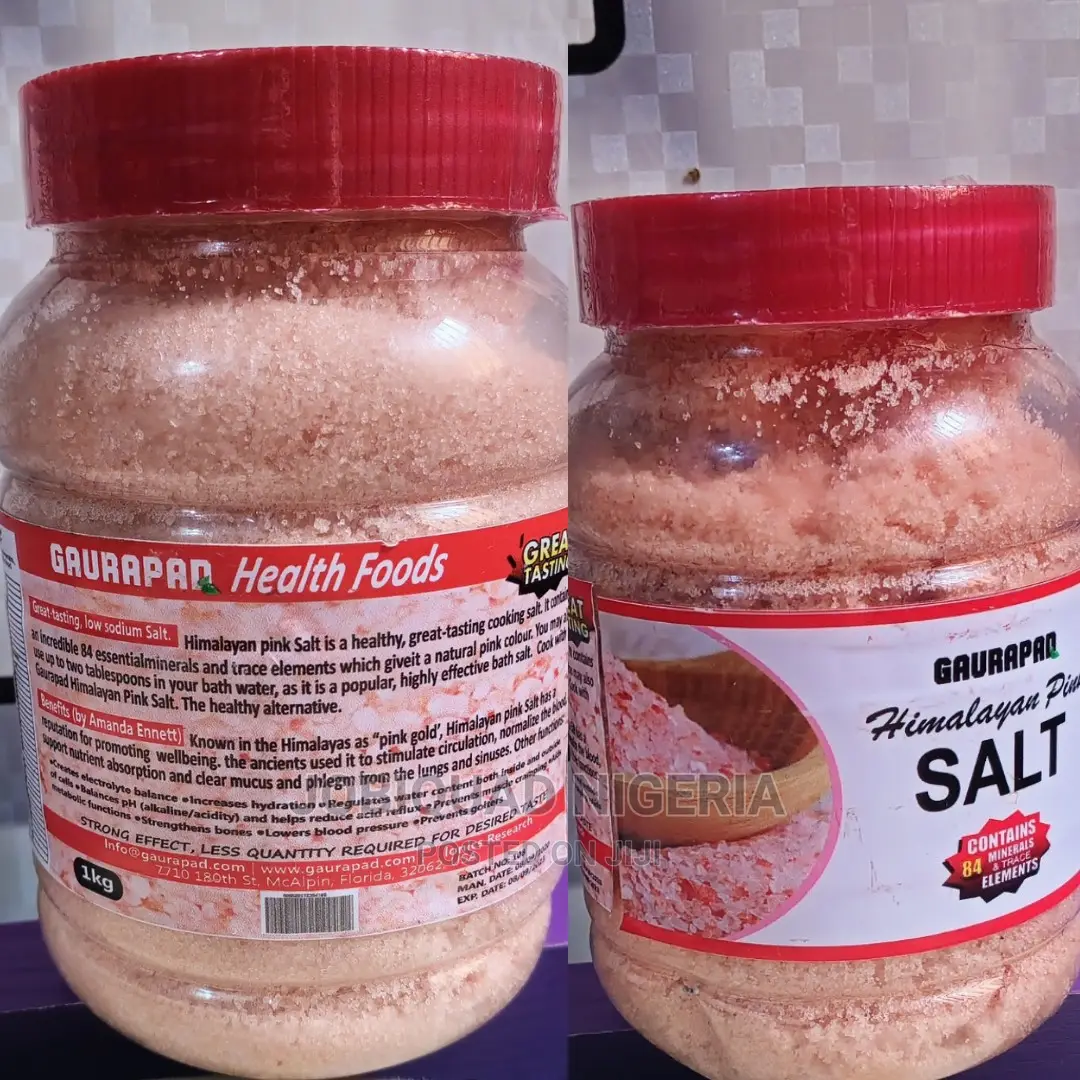 Gaurapad Himalayan Pink Salt 1kg Contains 84 Trace Minerals