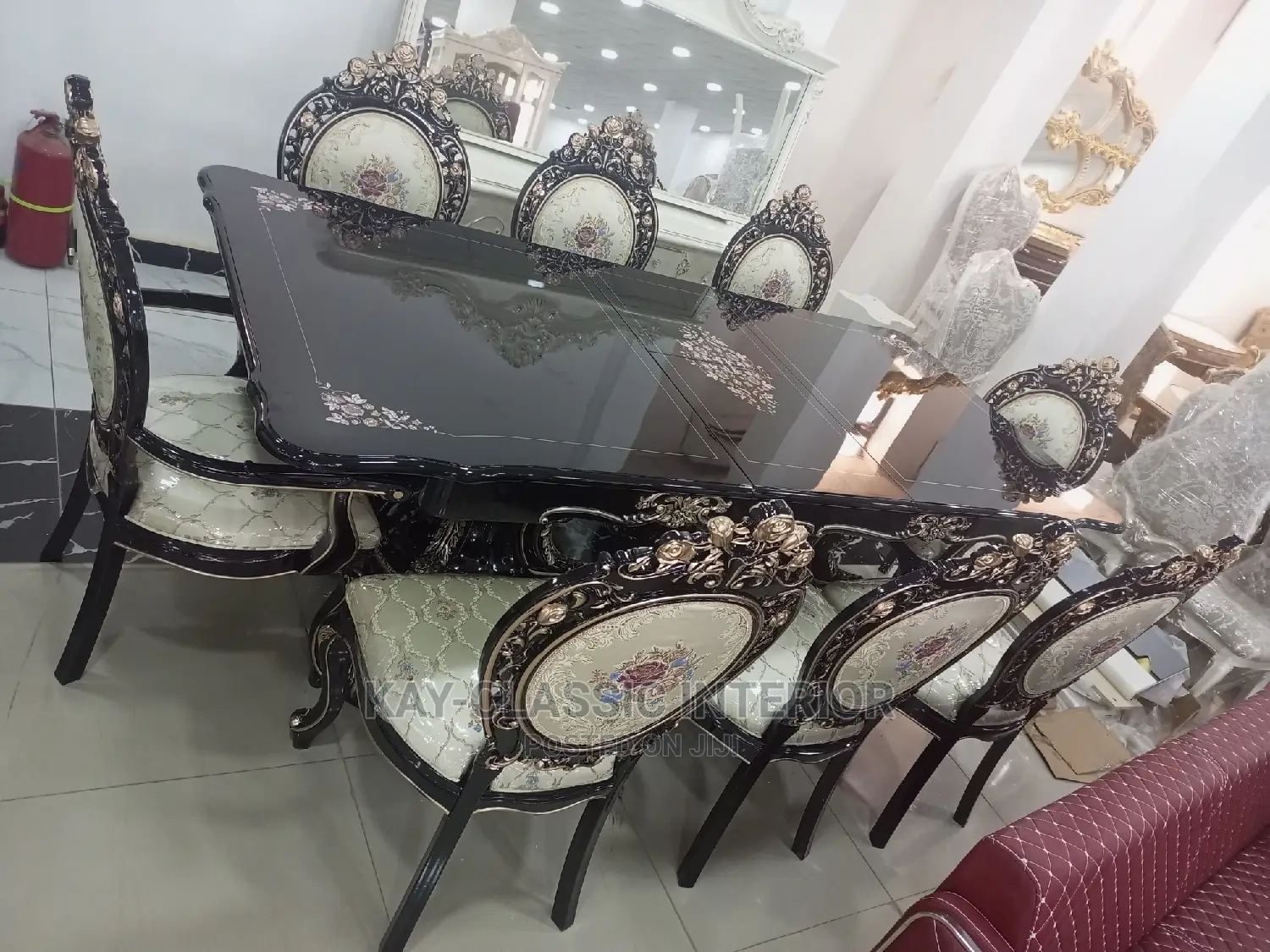 Royal Dinner Table and Chairs