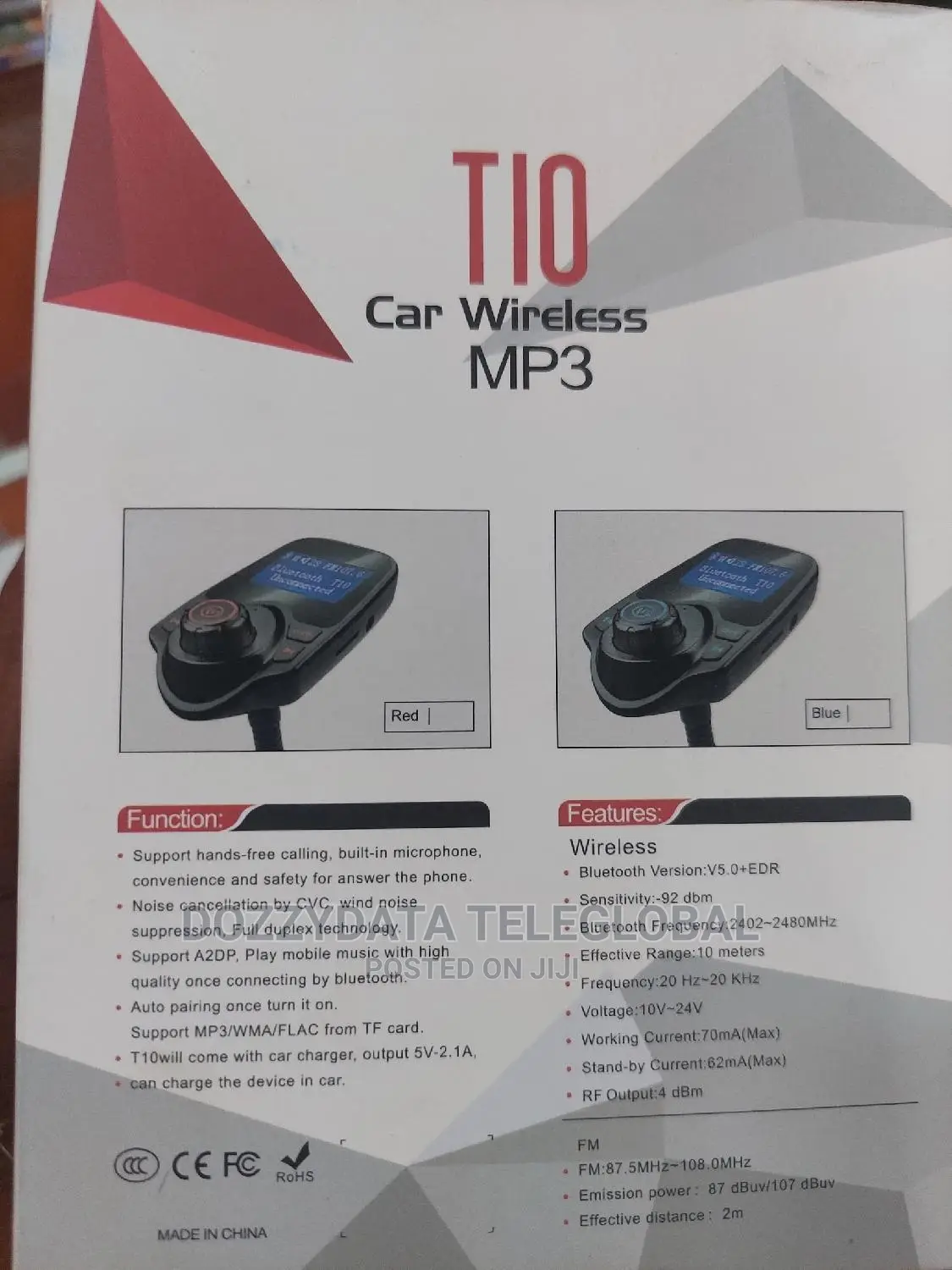 T10 Car Wireless