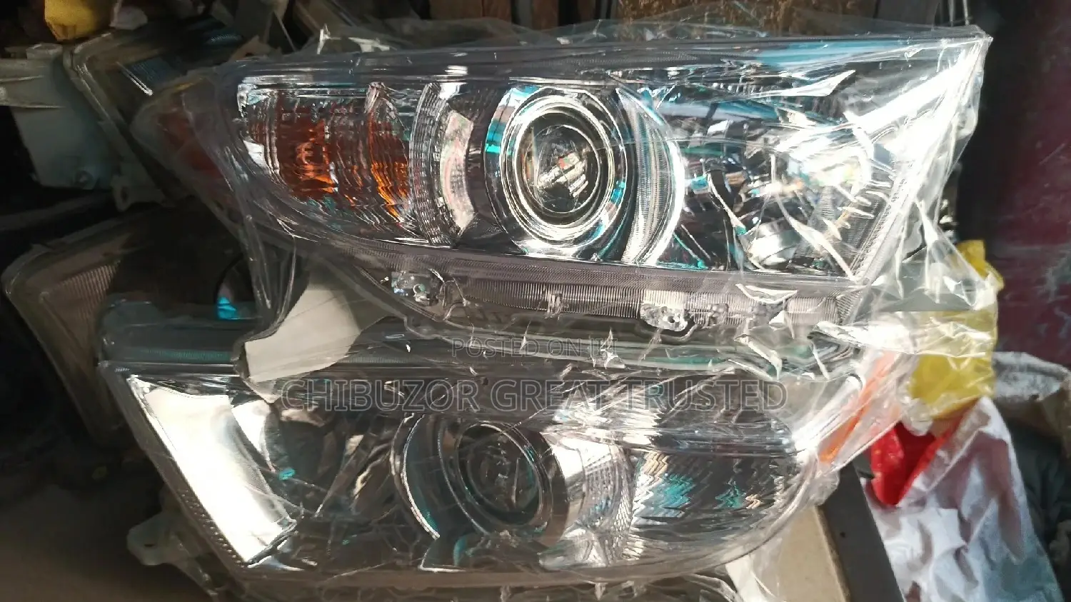 I Set Headlamp Highlander 2012