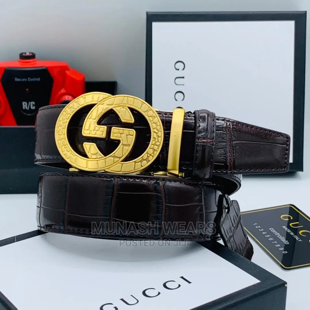 Luxury Leather Gucci Belt