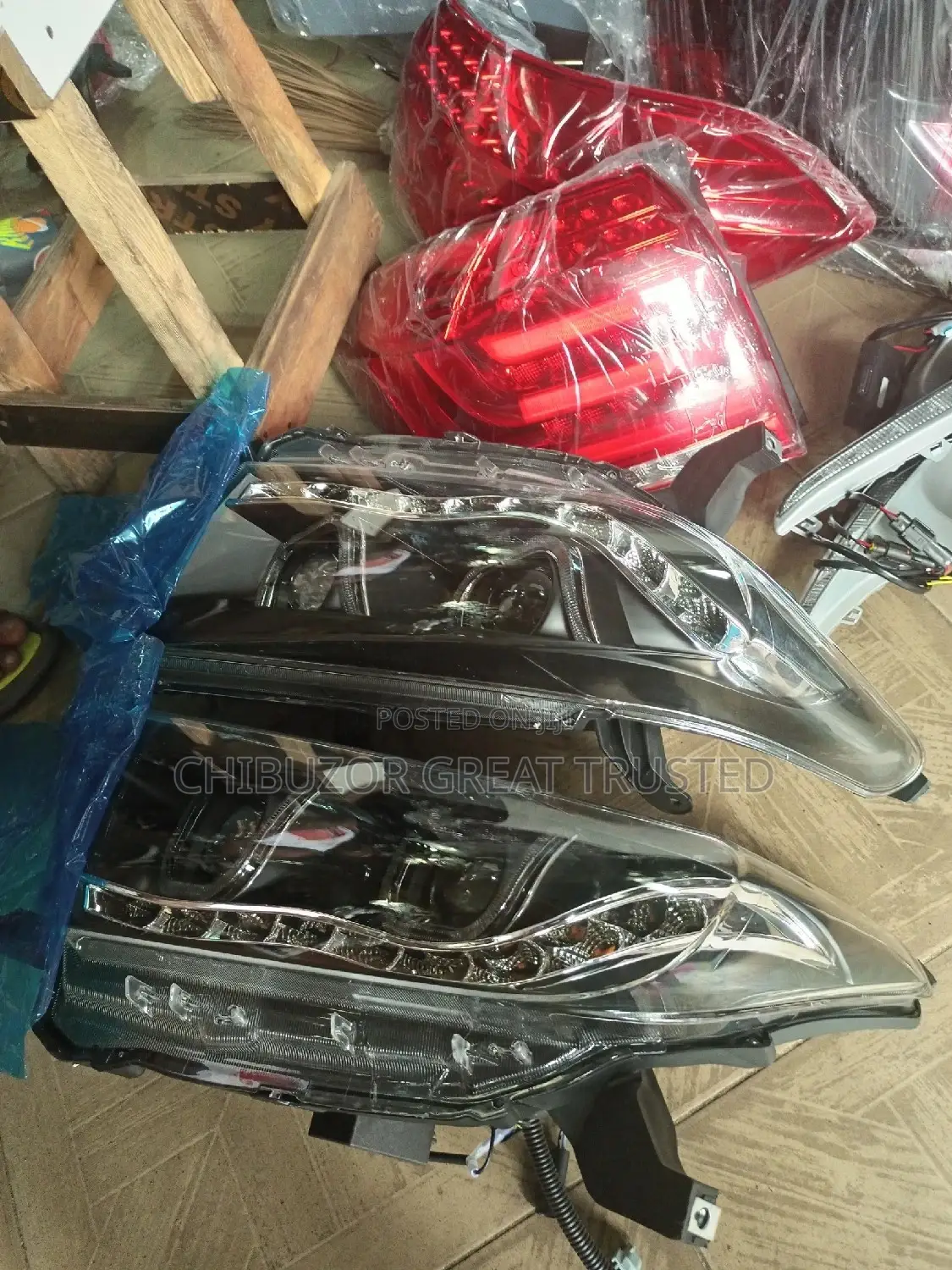 Headlamp and Rear Light for Highlander 2012 New Design