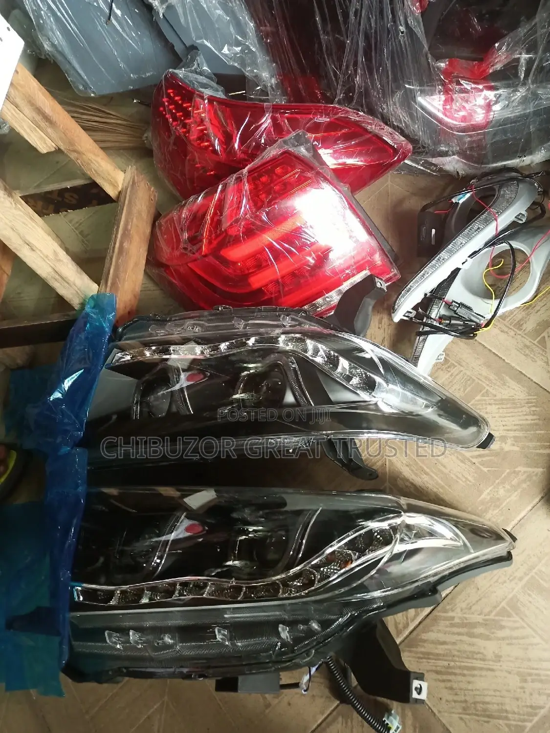 Headlamp and Rear Light for Highlander 2012 New Design