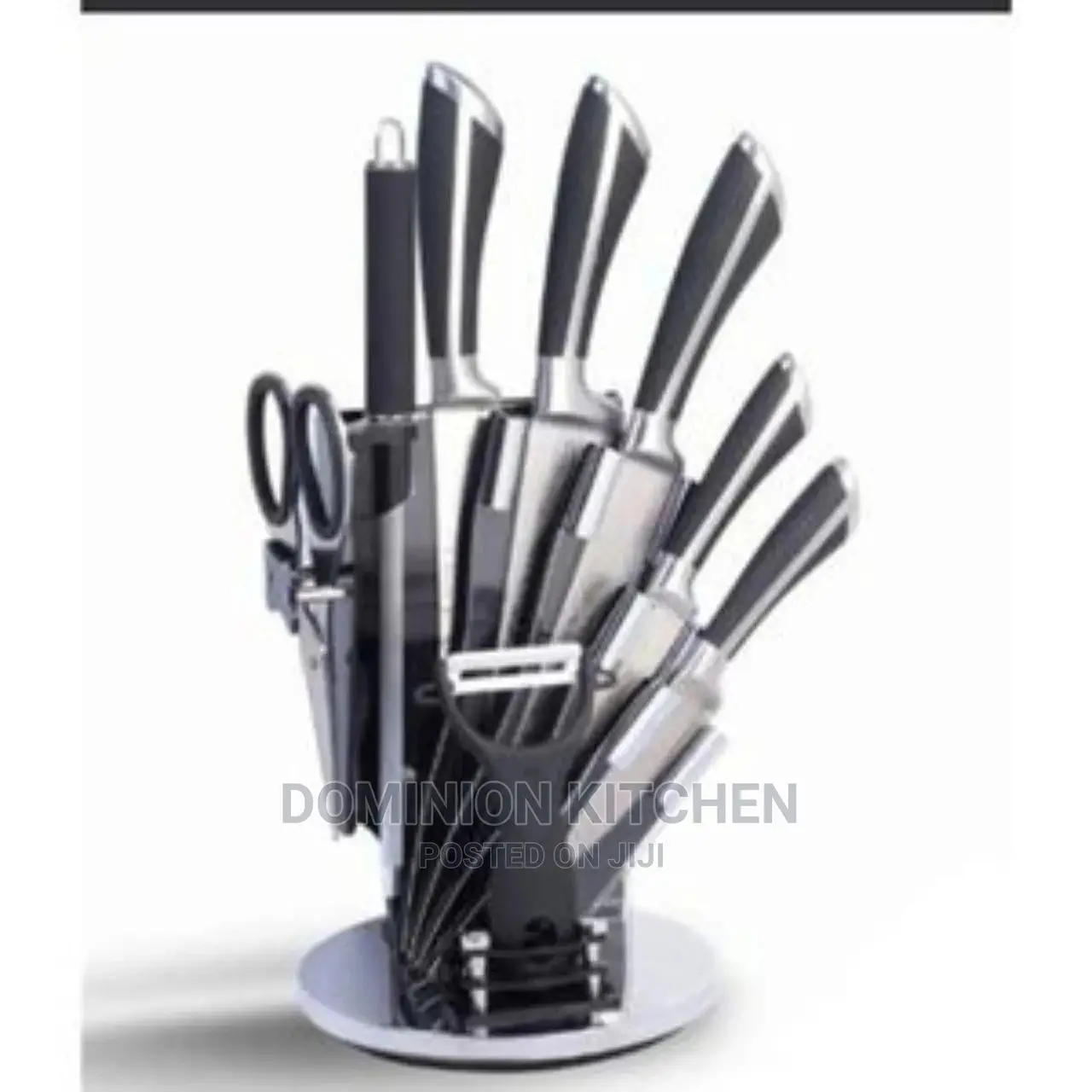 Quality 8pcs Bass Knife Set With Retractable Stand