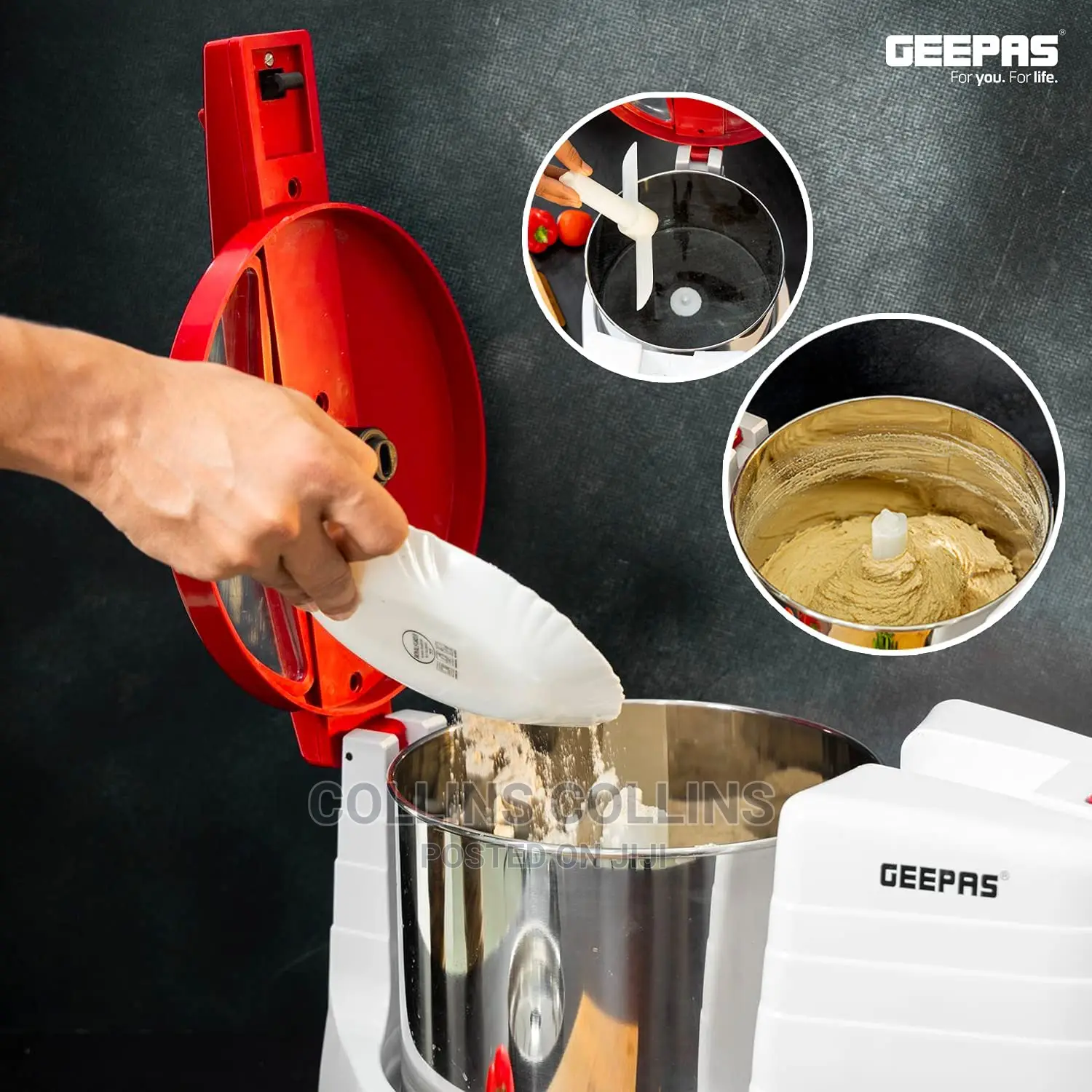 Geepas 200w Wet Grinder And Yam Pounder
