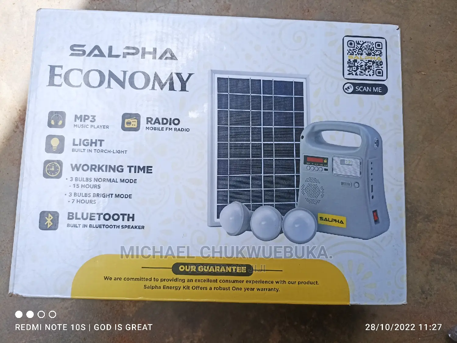 Solar Lighting Kits With Radio and MP3 Player