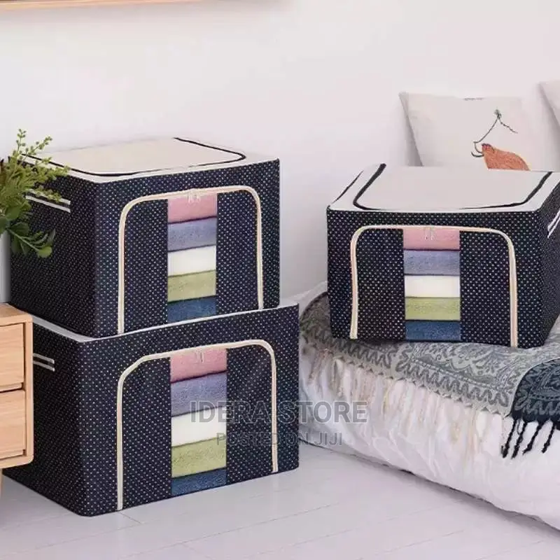 Foldable Laundry Cloth Storage Bag Box