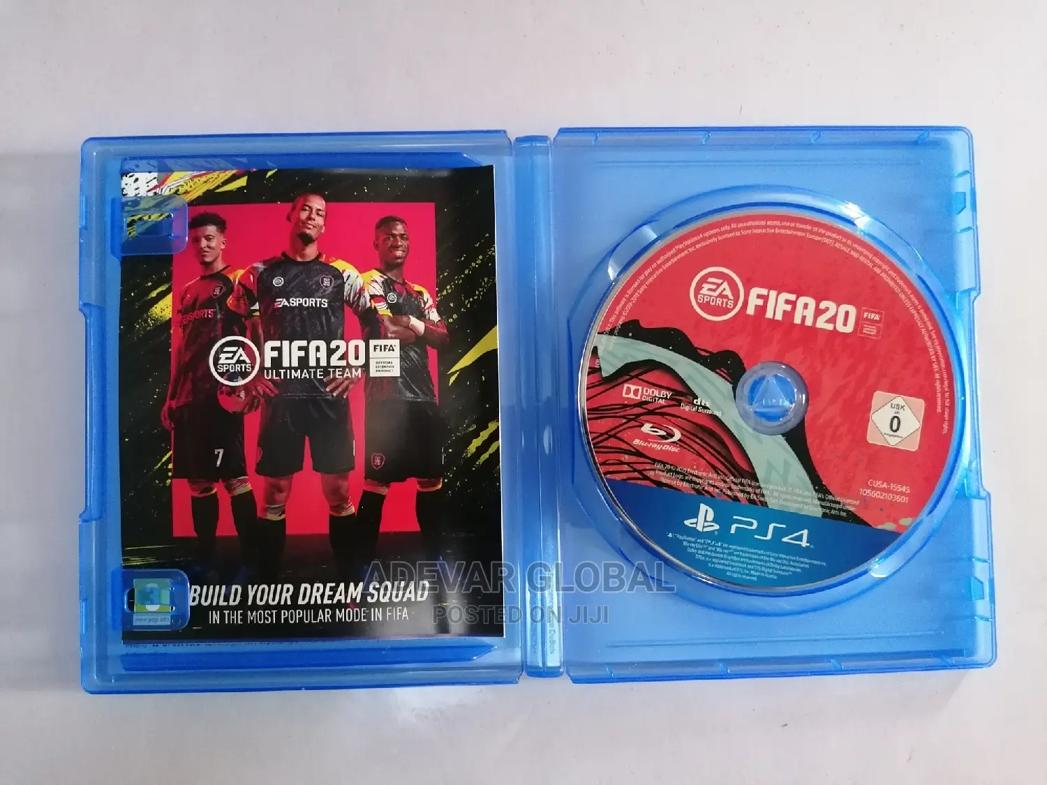 Playstation 4 Ps4 Fifa 2020 Game Disc