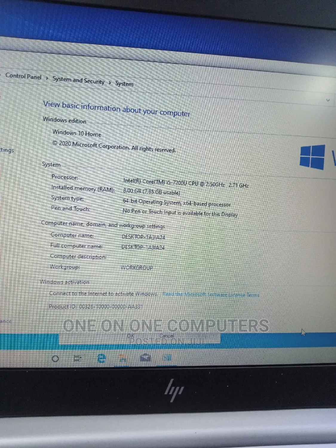 Laptop HP EliteBook 840 G5 8GB Intel Core i5 SSD 256GB