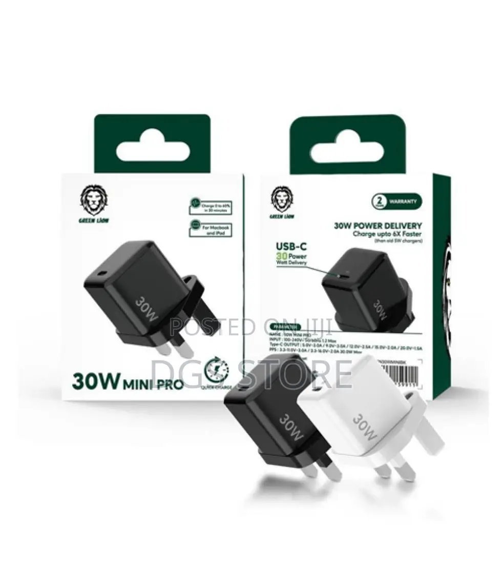Green Lion Mini Pro Fast 33W Gan Charger
