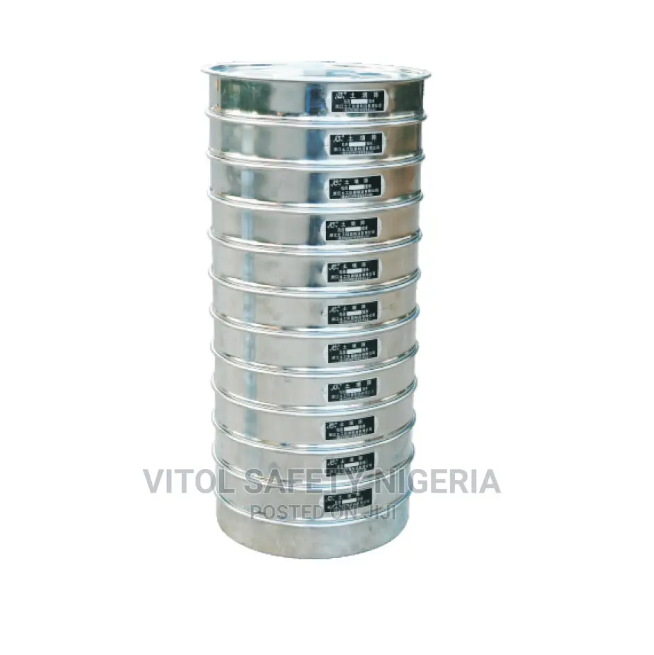 Soil Sieve Set With Stainless Steel and Iron Frame