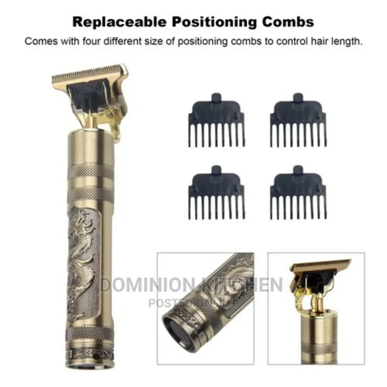 Rugged Rechargable Cordless Hair Clipper/Beard Trimmer