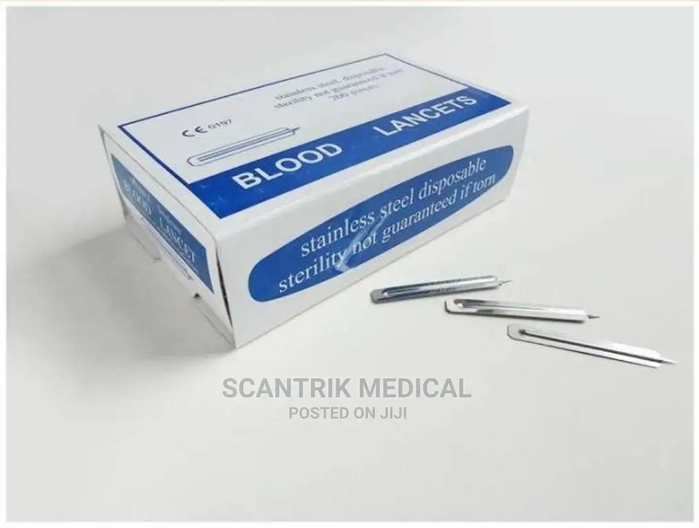 Stainless Steel Disposable Safety Blood Lancet