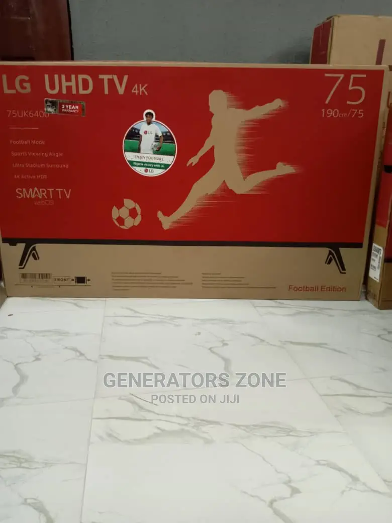 (2 Years Warranty) Lg75" Smart TV With Netflix Uhd/